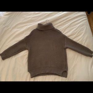 Vici gray oversized sweater